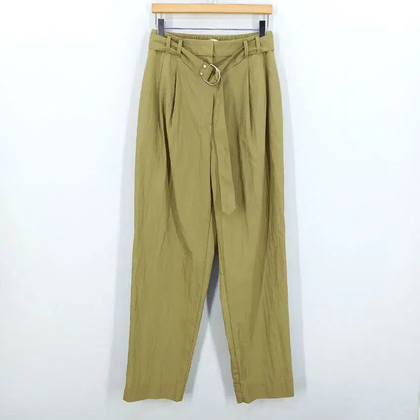 [BUNJANG] The Handsome Summer Women's Banding Loose Fit Pants Khaki Beige / 더스토어 한섬 여 여름 밴딩 루즈핏팬츠 카키베이지64(HU45918)