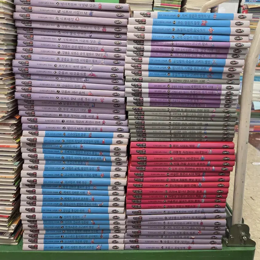[BUNJANG] Samsung B&C Korean History Docu-Drama 85-Volume Set - Children's Used Books / 한국역사 다큐드라마 삼성비엔씨 85권 세트 어린이책 중고책
