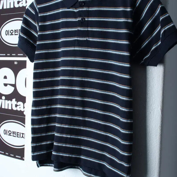 [BUNJANG] Old Navy Kids Striped Short Sleeve Polo T-Shirt / (F) 올드네이비 반팔 카라 티셔츠 아동 키즈 스트라이프-H35187