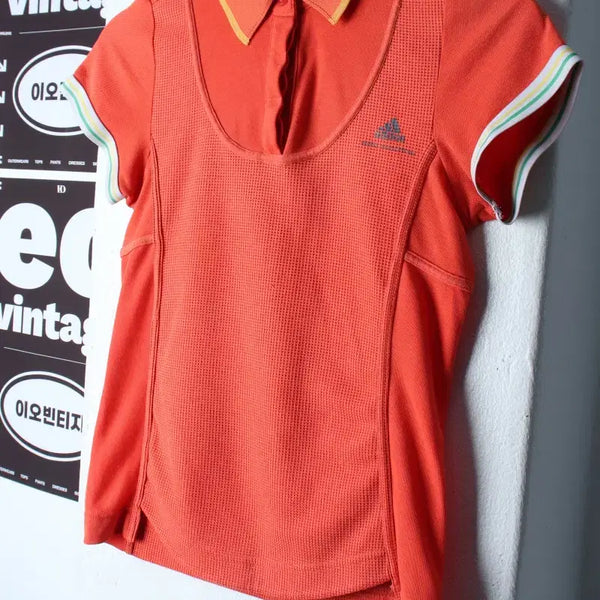 [BUNJANG] Adidas Stella McCartney Collaboration Short Sleeve Polo T-Shirt H35190 / W(S) 아디다스 반팔 카라 티셔츠 스텔라맥카트니 협업-H35190