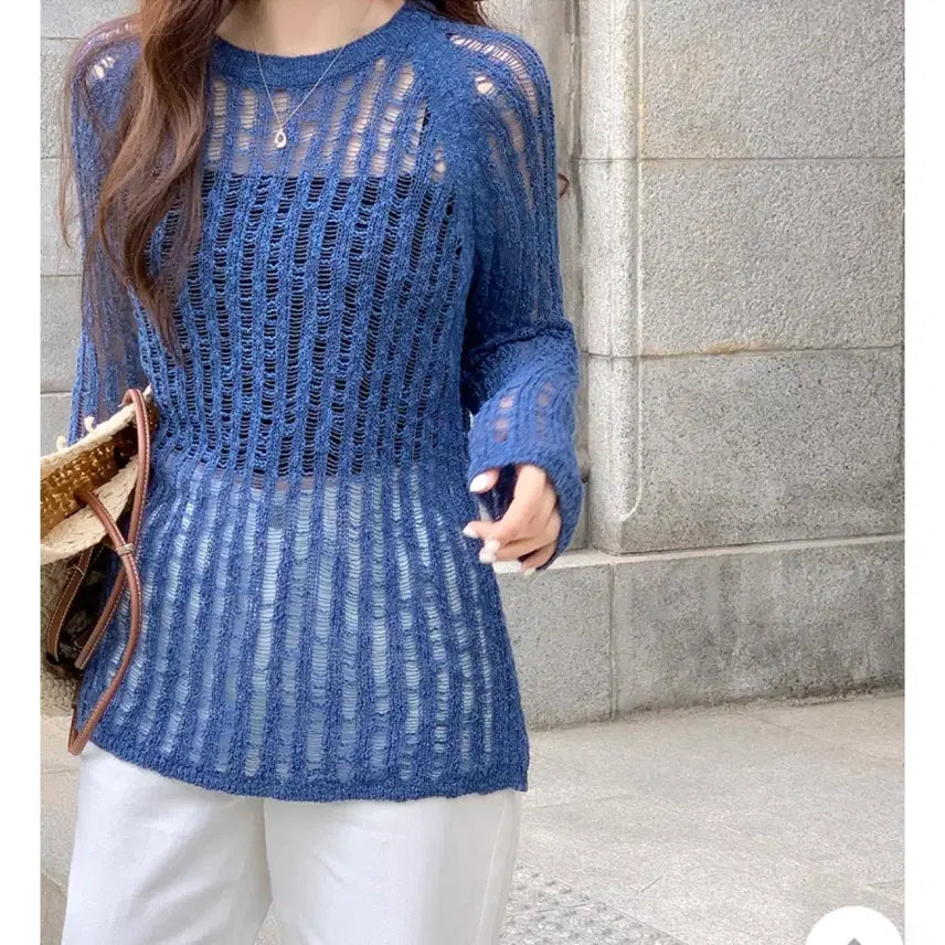 [BUNJANG] Summer Net Knit / 썸머 그물 니트