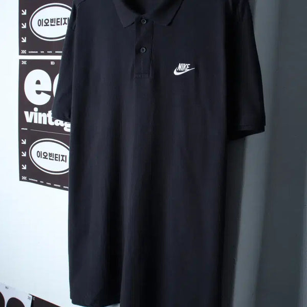 [BUNJANG] Nike Swoosh Big Size Short Sleeve Polo T-Shirt (2XL-3XL) / (2XL-3XL) 나이키 반팔 카라 티셔츠 빅사이즈 스우시-H35193
