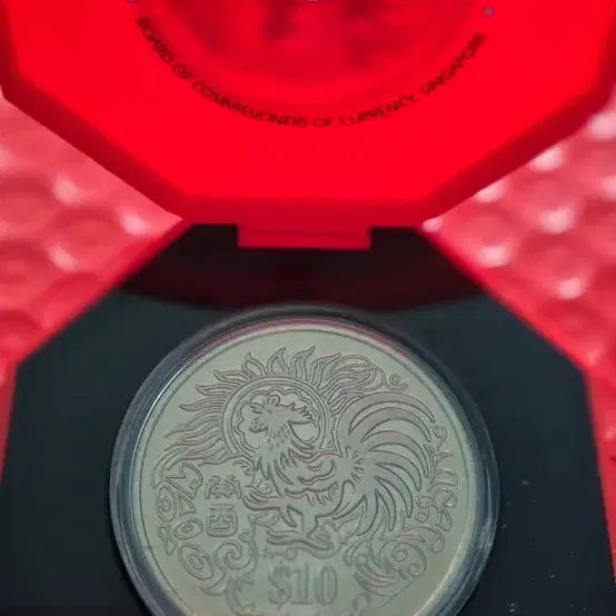 [BUNJANG] 1993 Singapore Year of the Rooster $10 Proof Coin / 1993 싱가포르 $10 닭띠해 기념주화 (Proof)