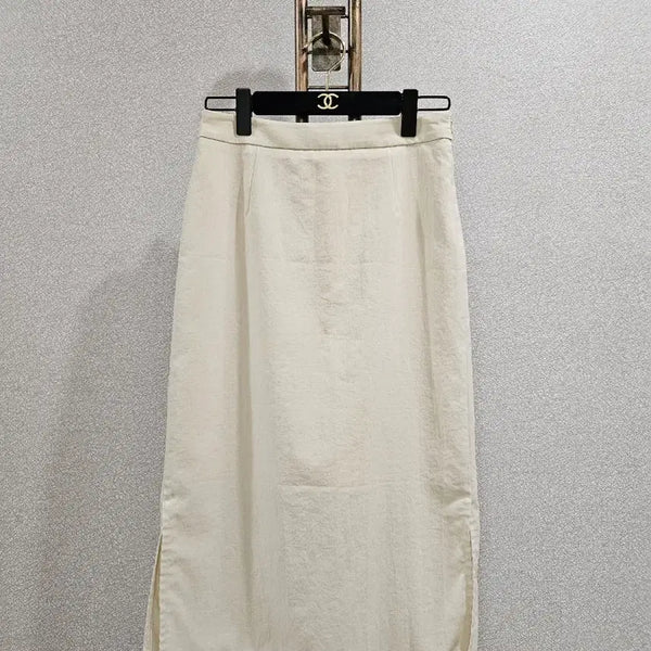 [BUNJANG] MICHAA Linen Blend Midi Skirt / 미샤