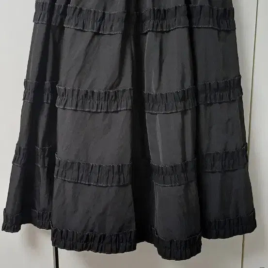 [BUNJANG] Black Tiered Skirt / 블랙 캉캉 스커트