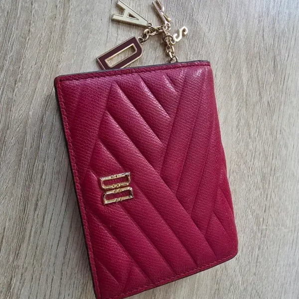 [BUNJANG] Daks Red Bifold Wallet / 닥스*  레드 반지갑(정품)