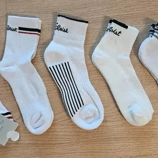 [BUNJANG] Titleist Men's Golf Socks 5-Pair Set / 타이틀 골프 남성양말 5켤레 세트