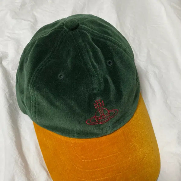 [BUNJANG] Vivienne Westwood Orb Embroidery Two-Tone Cap / 비비안웨스트우드 orb 자수 투톤 캡 모자 볼캡