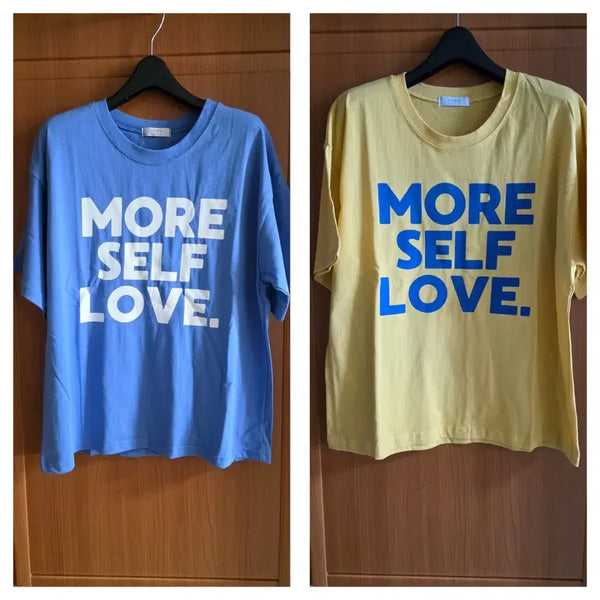 [BUNJANG] Oversized T-Shirt Set (2 Types) / (새상품) 국내제작..내수..영문 오버핏 티셔츠..2종 다 드려요(77도
