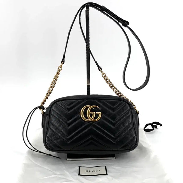 [BUNJANG] Gucci GG Marmont Matelassé Small Crossbody Bag 447632 / 구찌 GG마몽 마틀라세 스몰 크로스백 447632