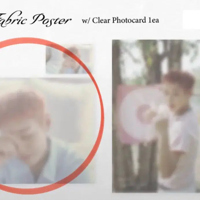 [BUNJANG] Park Ji Hoon Official MD Chiffon Poster (Type A) / 박지훈 공식 MD 쉬폰 포스터 (A타입)