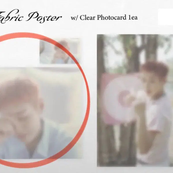 [BUNJANG] Park Ji Hoon Official MD Chiffon Poster (Type A) / 박지훈 공식 MD 쉬폰 포스터 (A타입)
