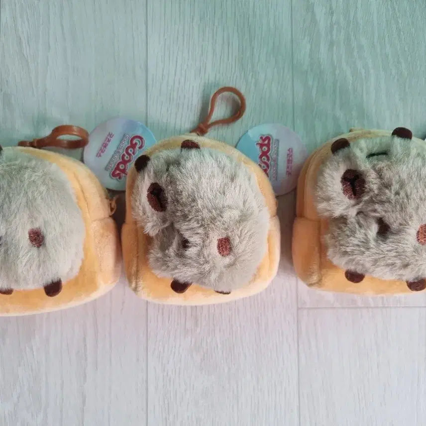 [BUNJANG] Capybara Coin Pouch Keychain / (새상품)카피바라 파우치 동전지갑 키링 3개