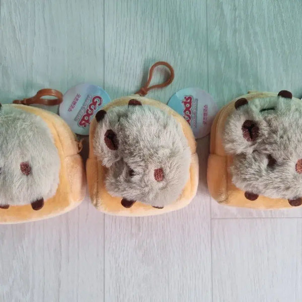 [BUNJANG] Capybara Coin Pouch Keychain / (새상품)카피바라 파우치 동전지갑 키링 3개