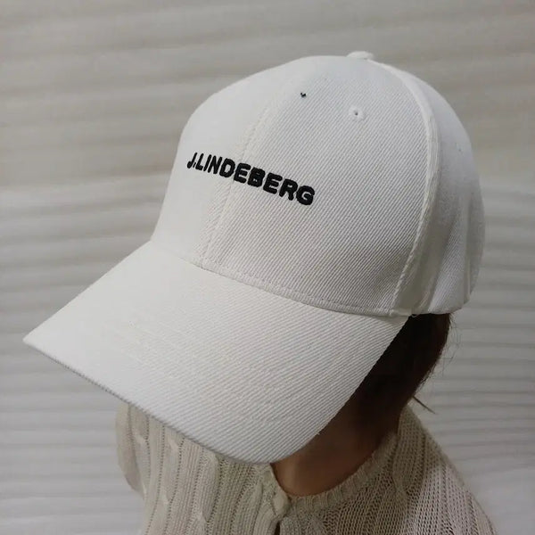 [BUNJANG] J.LINDEBERG Golf Ball Cap White / 국내정품 제이린드버그 골프 볼캡 캡 모자 흰색 훌륭 사랑봉봉