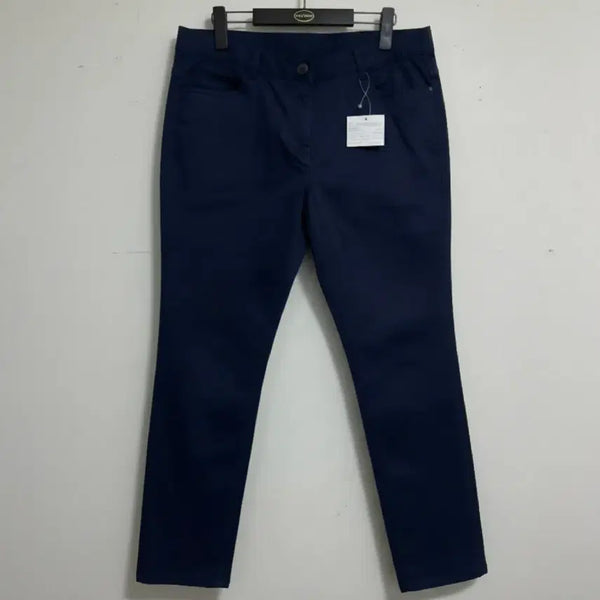 [BUNJANG] Women's Stretch Cotton Pants Navy / 새상품 31 여성 면바지 여성 바지 여자바지 77 스판 면바지 새제품