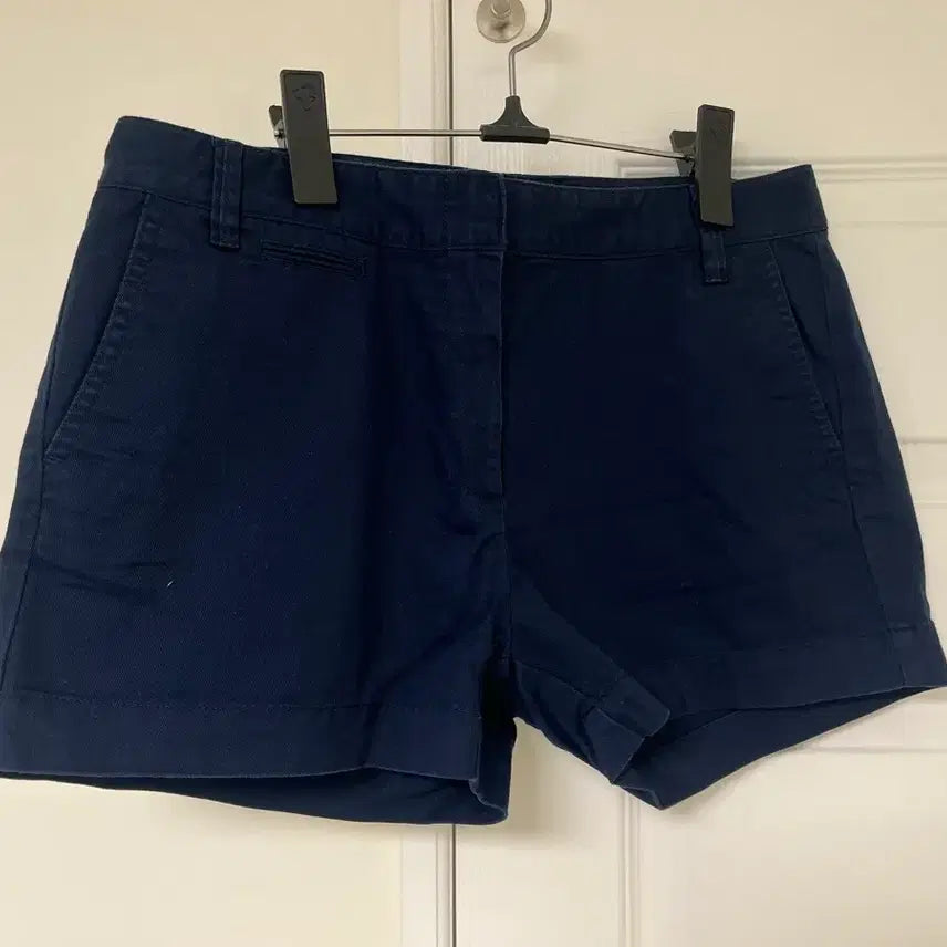 [BUNJANG] Giordano Navy Cotton Shorts (Size M) / 지오다노 네이비 코튼 반바지 M