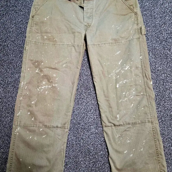 [BUNJANG] RRL Herringbone Carpenter Pants / 34/32  RRL 더블알엘 헤링본 가공 카펜터 팬츠