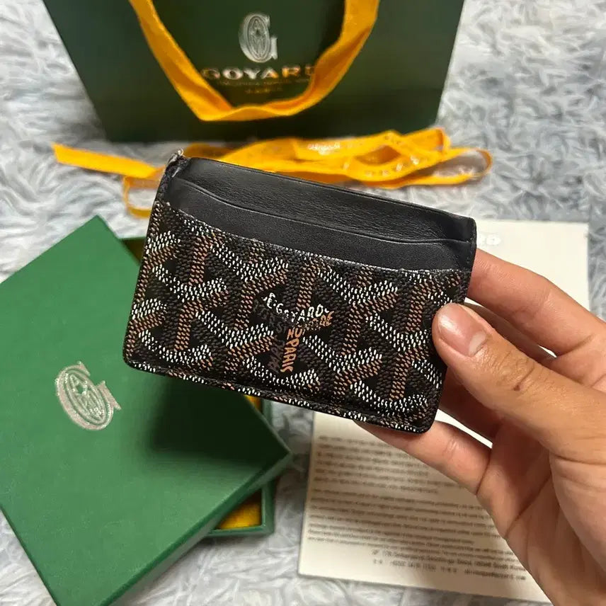 [BUNJANG] Goyard Saint-Sulpice Card Holder Black / 고야드 생쉴피스 카드지갑 블랙