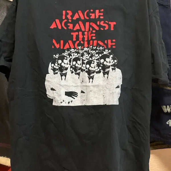 [BUNJANG] Blackout Pierced Rage Against Machine Band T-Shirt / (XL)블랙아웃 피어스 레이지어게인스트 머신 밴드티