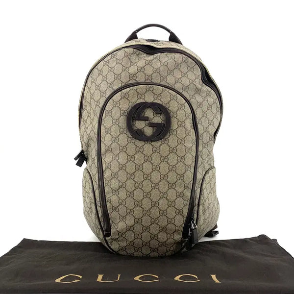 [BUNJANG] Gucci GG Supreme Interlocking Backpack 223705 / 구찌 GG수프림 인터로킹 백팩 223705
