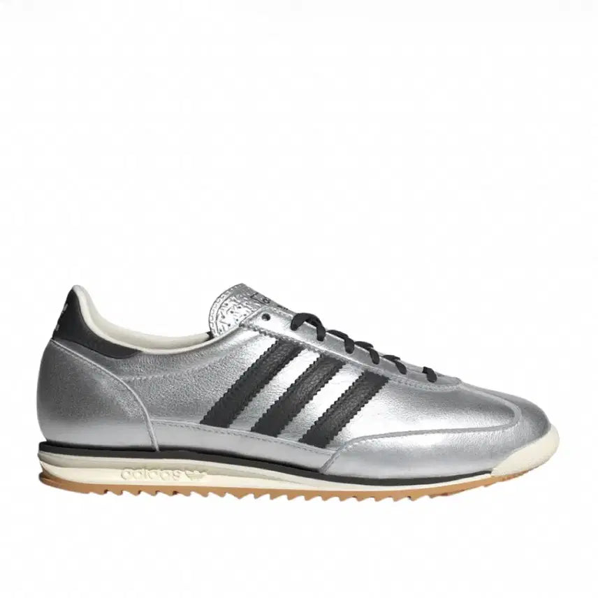 [BUNJANG] Adidas SL 72 OG Silver Metallic Core Black Sneakers / 아디다스 SL 72 OG 실버 메탈릭 코어 블랙