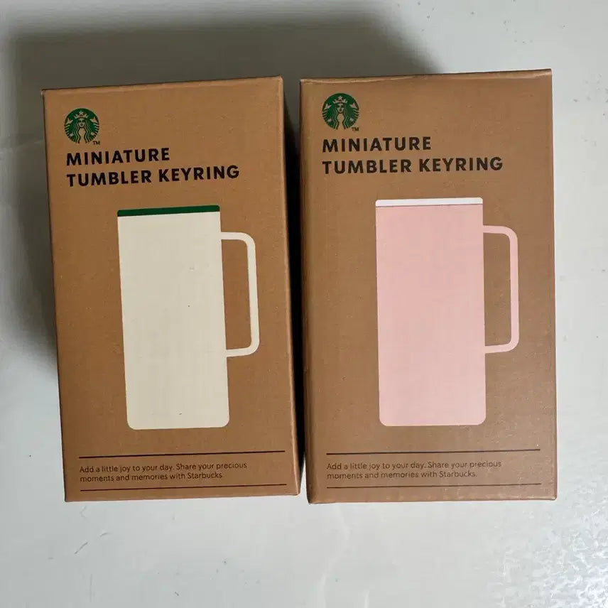 [BUNJANG] Starbucks Tumbler Keychain Set / 스타벅스 텀블러 키링 두개