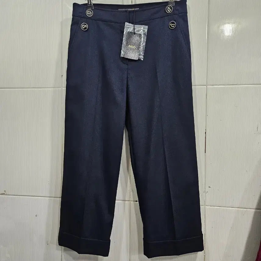 [BUNJANG] DECO 7/8 Sleeve Pants Navy / DECO(데코)7부팬츠(55)새상품