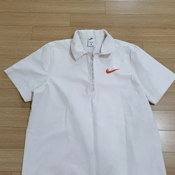 [BUNJANG] Nike Short Sleeve Half-Zip Collar T-Shirt / 나이키 반팔 카라 반집업