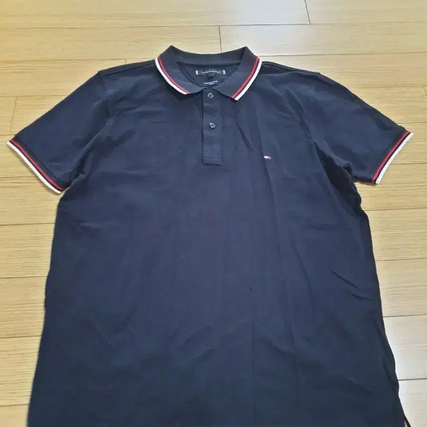 [BUNJANG] Tommy Hilfiger Collar Short Sleeve T-Shirt / 타미힐피거 카라 반팔티셔츠