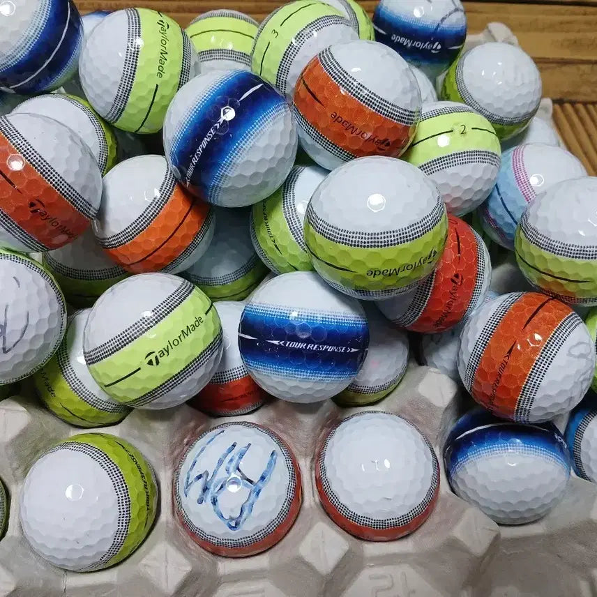[BUNJANG] TaylorMade LESTONE MARKING Ball 56 Balls - Used / 테일러메이드 리스본스 마킹볼 56알/ 로스트볼