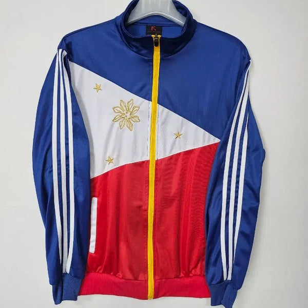 [BUNJANG] Philippine Flag Track Top Blue/Red/White L / 필리핀 국기 트랙탑 블루/레드/화이트 100 L