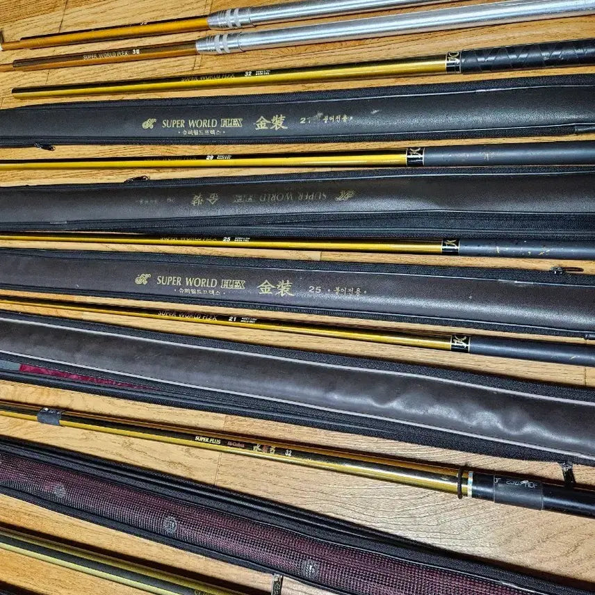 [BUNJANG] Worldflex Freshwater Fishing Rods (Set of 6) / 월드플렉스 4대등6 대