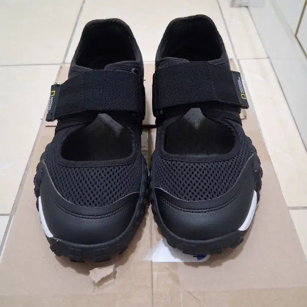 [BUNJANG] National Geographic Velcro Sandals Black / 내셔널지오그래픽 벨크로 샌들 블랙
