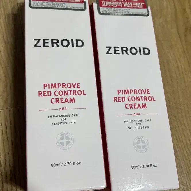[BUNJANG] Zeroid Pimprove Red Control Cream Set / (새상품) 제로이드 핌프로브 레드 컨트롤 크림 2개