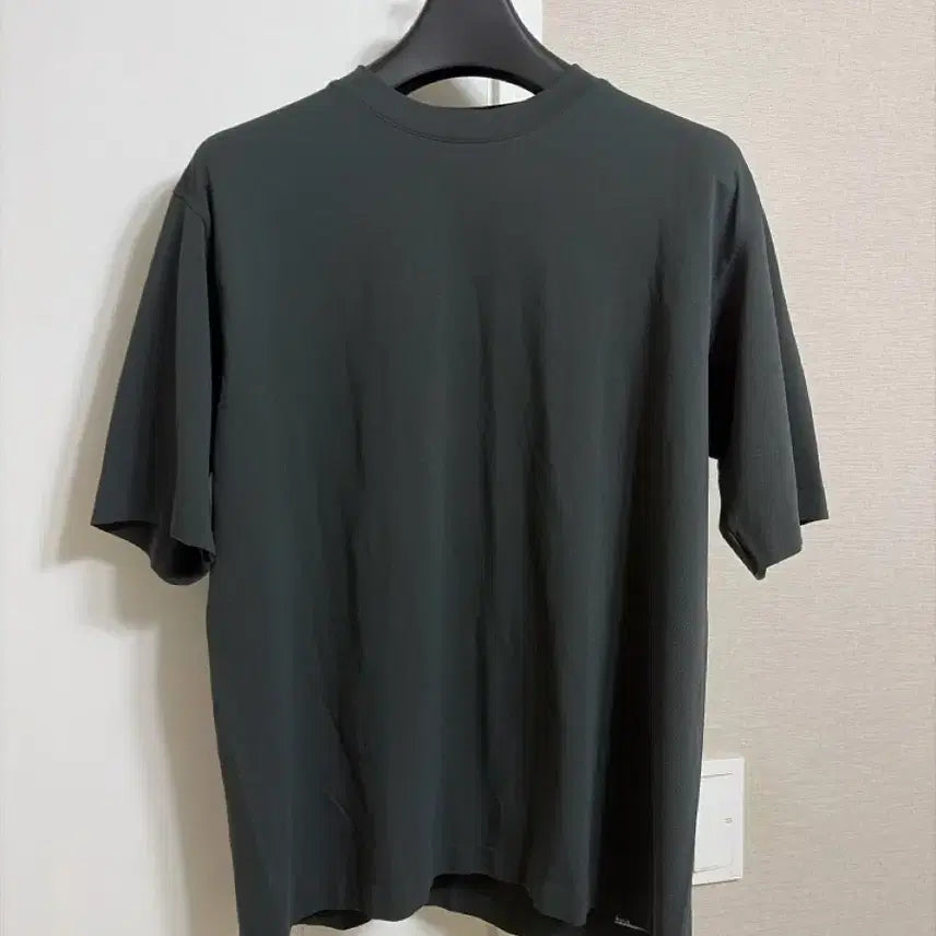 [BUNJANG] Uniqlo U Dry Ex T-Shirt Dark Grey / [M] 유니클로U 드라이 ex 티셔츠 08 다크그레이