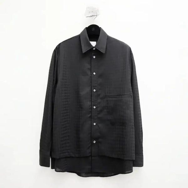 [BUNJANG] S Studio Layered Shirt Black / [s] 유스 레이어드 셔츠 블랙