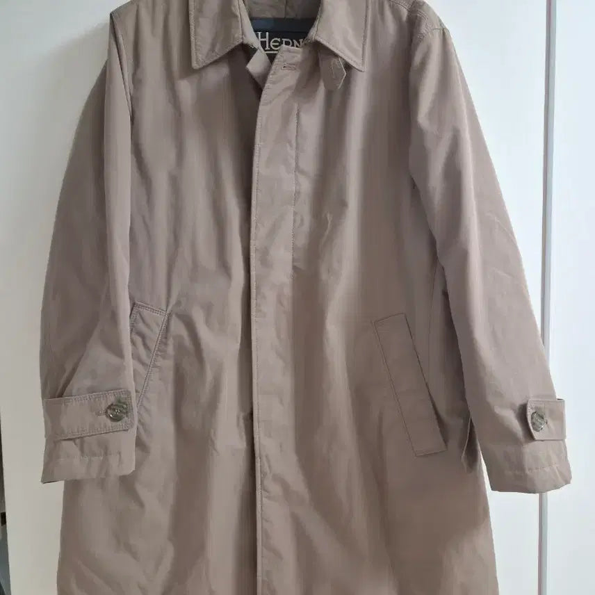 [BUNJANG] HERNO Men's Beige Trench Coat Size 105 / 남성 HERNO 에르노 트렌치 코트