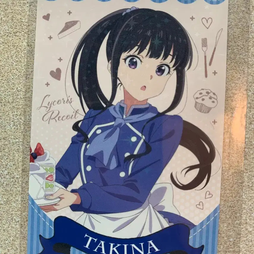 [BUNJANG] Lycoris Recoil Takina Chikawa Collaboration Hologram Card / 리코리스 리코일 타키나 아트레 아키하바라 콜라보레이션 홀로그램 카드
