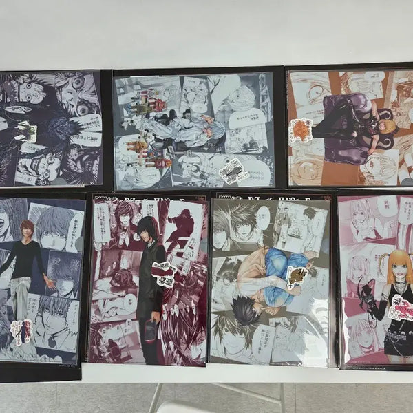 [BUNJANG] Death Note Lottery File Set (All 7 Types, Sealed) / 미개봉)데스노트쿠지 파일 전7종일괄