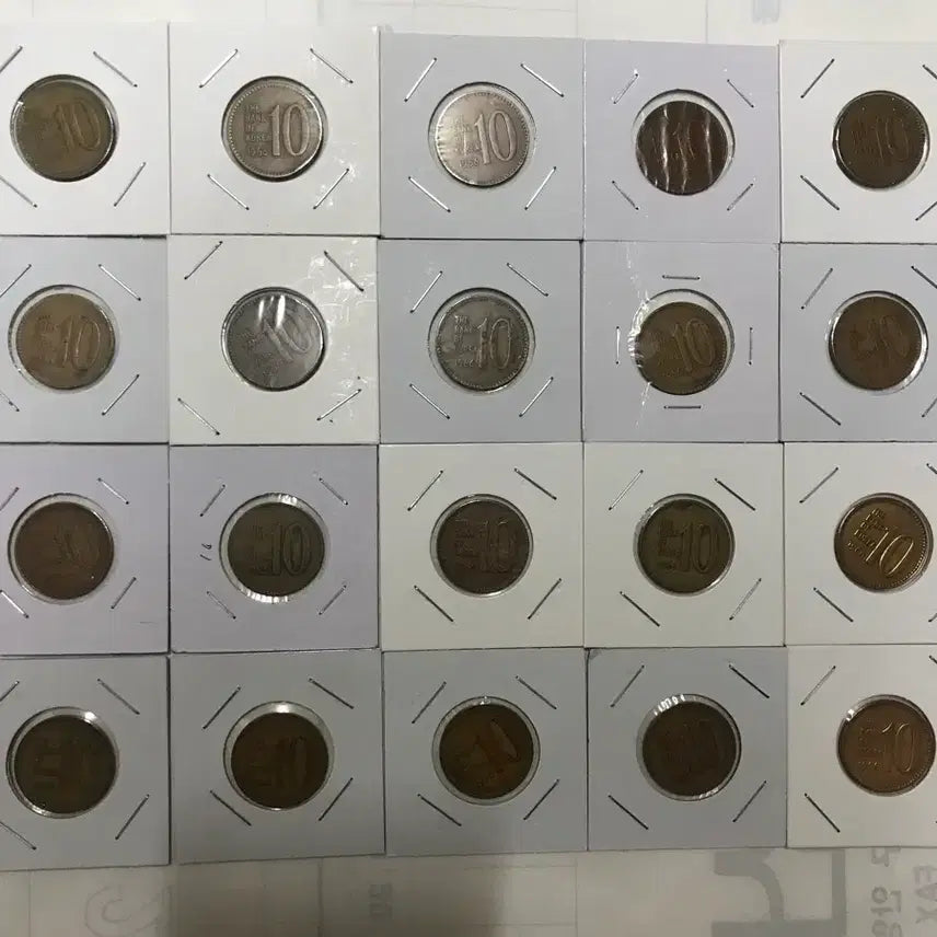 [BUNJANG] Bank of Korea 1966 10 Hwan Coin Bundle Set / 한국은행 66년10동전 할인판매