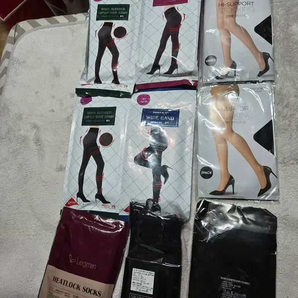 [BUNJANG] Mink Fur Wide Band Stockings Bundle / 새상품 반가격도 안되는  밍크퍼 와이드밴드