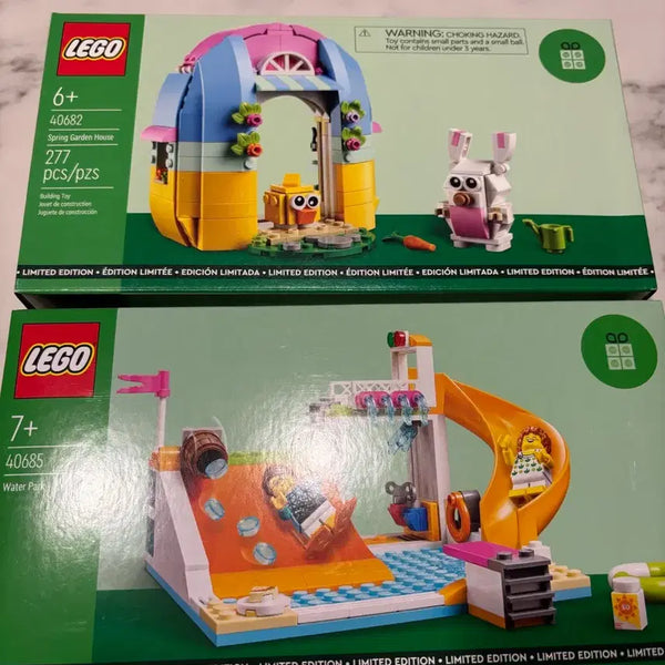 [BUNJANG] LEGO 40682 Spring Garden House & 40685 Water Park Bundle Set (Sealed) / 레고 40682, 40685 일괄판매 합니다