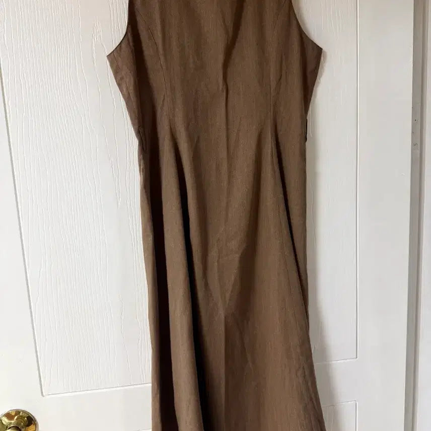 [BUNJANG] Brown Long Dress / 브라운 롱원피스