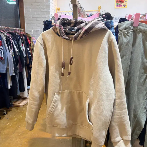 [BUNJANG] Burberry Beige Hoodie / 버버리 베이지색 후드티
