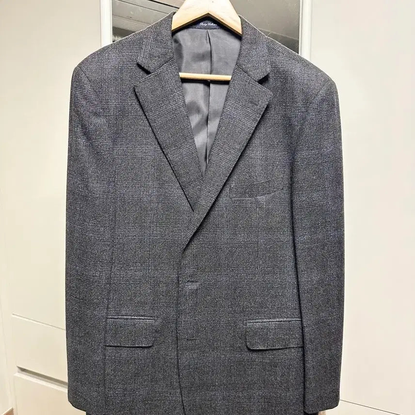 [BUNJANG] Galaxy Men's Grey Check Suit Jacket / galaxy수트 남성 그레이 체크