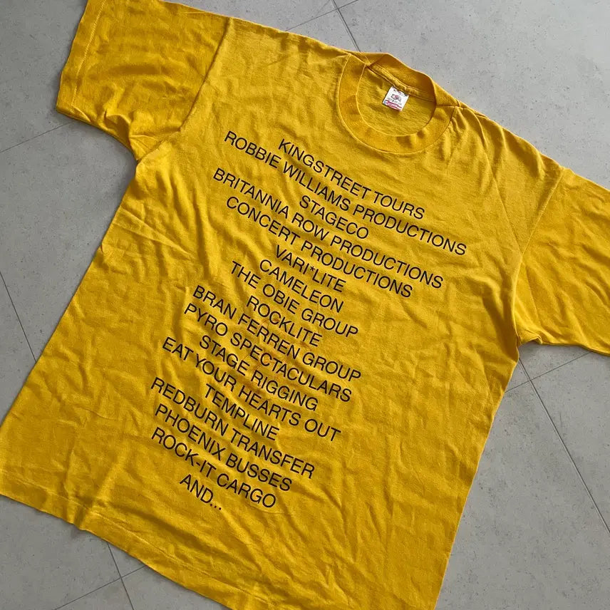 [BUNJANG] 90s Pink Floyd Staff T-Shirt XL / [XL] 90's pink floyd staff 티셔츠