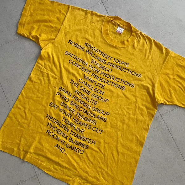 [BUNJANG] 90s Pink Floyd Staff T-Shirt XL / [XL] 90's pink floyd staff 티셔츠
