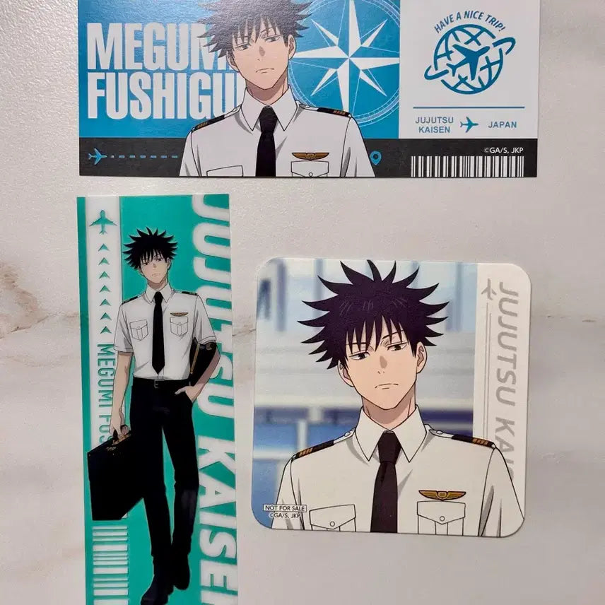 [BUNJANG] Jujutsu Kaisen Haneda Airport Collaboration Megumi Bundle Set / (일괄) 주술회전 하네다 공항 콜라보 메구미 굿즈