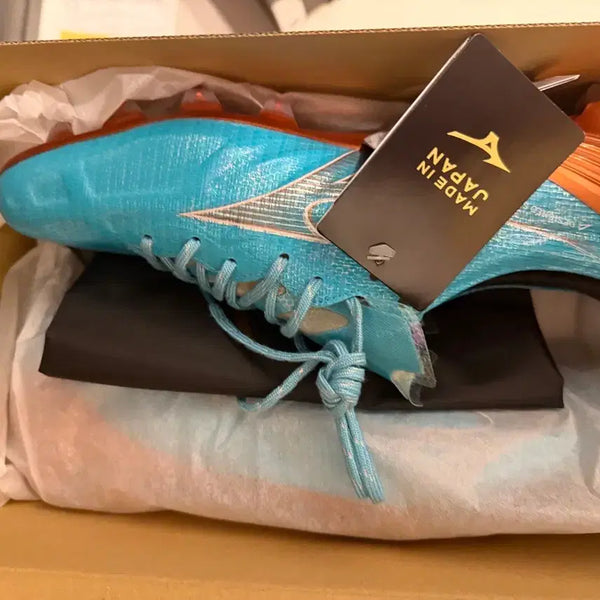 [BUNJANG] Mizuno Alpha Japan Azure Pack MD Cleats (265) / 미즈노 알파(Mizuno Alpha) 재팬 아주르팩 MD 265